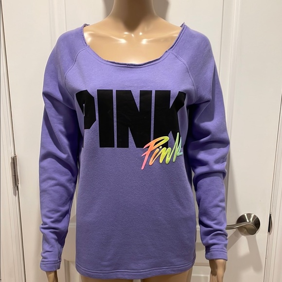 PINK Victoria's Secret Women's Purple Sweatshirt size XS - Picture 1 of 4